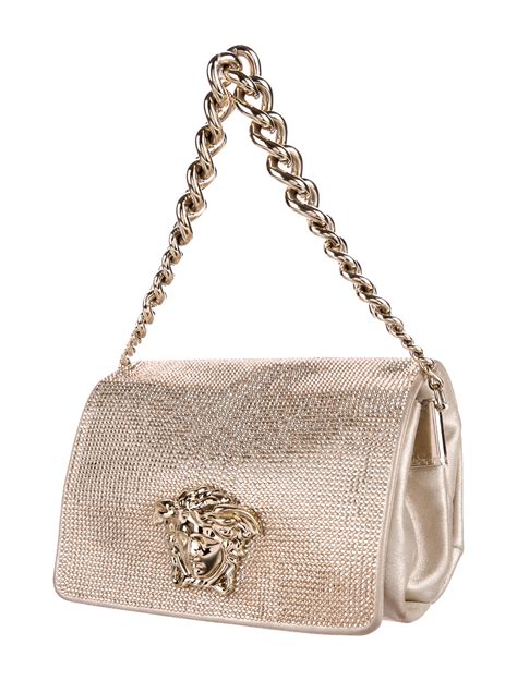 versace sultan crystal shoulder bag|Versace Sultan Crystal Shoulder Bag .